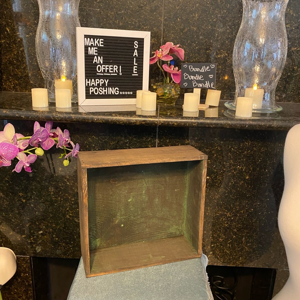 Wood Shadow Box Decoration.